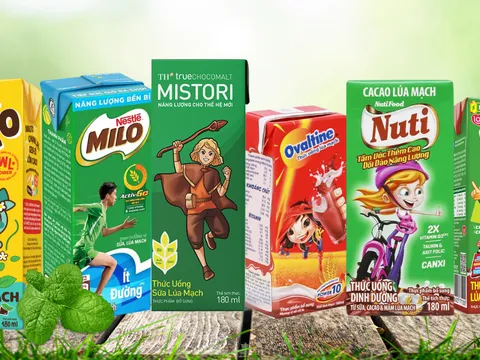 Top 6 thức uống lúa mạch, sữa cacao thơm ngon, bổ dưỡng