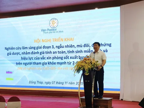 Viện Pasteur TP.HCM khởi động thử nghiệm vắc xin sốt xuất huyết giai đoạn 3