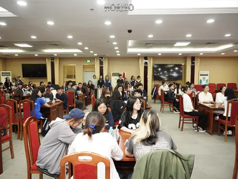 Căng thẳng không khí tranh tài tại vòng sơ khảo cuộc thi Olympic Tiếng Anh AJC 2025: Horizo