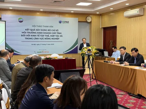 Lần đầu tiên xây dựng “thước đo” môi trường kinh doanh đặc thù cho HTX Nông nghiệp