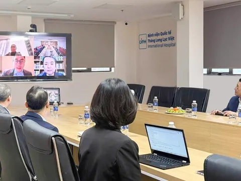 Hệ thống Bệnh viện Hữu nghị Lạc Việt trao đổi hợp tác với Hiệp hội Phổ biến Y tế Phúc lợi Tiên tiến Kyushu