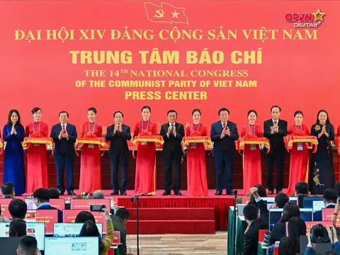 Trung tâm báo chí Đại hội Đảng XIV: "Cửa ngõ" lan toả khát vọng Việt Nam