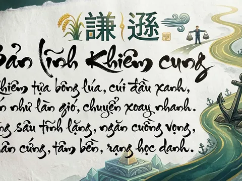 Khiêm tốn: Từ triết lý chiết tự đến bản lĩnh nhân sinh 