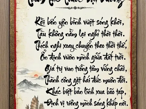 Tâm thế trước đại dương: Lời khẳng định về bản lĩnh ra khơi và triết lý kiến tạo