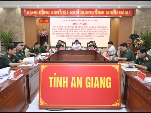 An Giang: Tổng kết công tác tuyển chọn và gọi công dân nhập ngũ