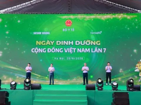 Herbalife Việt Nam đồng hành cùng Báo Sức khỏe & Đời sống tổ chức Ngày Dinh Dưỡng Cộng Đồng Việt Nam lần 7 tại Hà Nội để tiếp tục khuyến khích lối sống lành mạnh