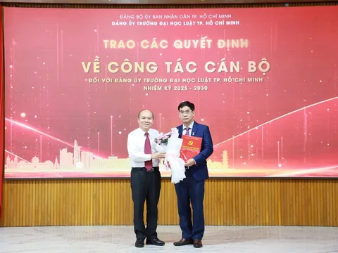 TS Lê Trường Sơn giữ chức Bí thư Đảng ủy Trường Đại học Luật TP.HCM