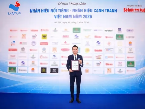 Herbalife Việt Nam được xếp hạng thuộc Top 10 Nhãn Hiệu Nổi Tiếng Việt Nam năm 2026