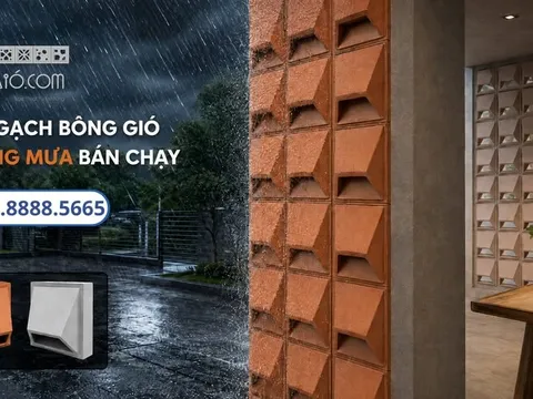 Mẫu gạch bông gió chống mưa bán chạy tại Bonggio.com