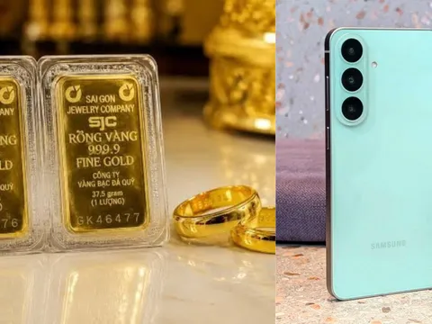 Giá vàng hôm nay tối 22/9: Vàng SJC, vàng 9999 bốc hơi gần 2 triệu đồng, Samsung S26 FE giảm sâu