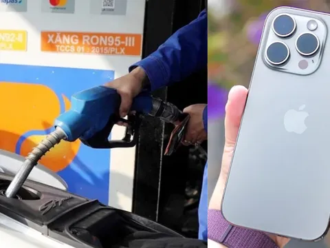 Giá xăng dầu hôm nay thứ Bảy 26/9 giữ đà tăng, E10 gần 27.100 đồng/lít, giá iPhone 16 Pro giảm sâu