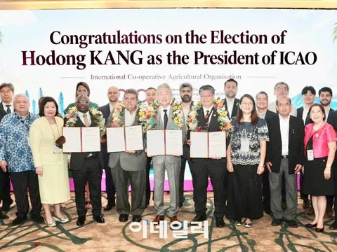 Chủ tịch Kang Ho-dong của NongHyup Hàn Quốc đắc cử Chủ tịch Tổ chức Hợp tác xã Nông nghiệp Quốc tế (ICAO)