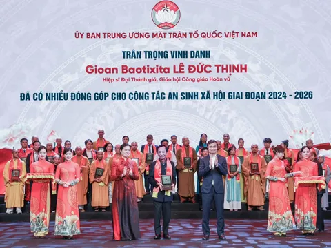 Hai người Công giáo được vinh danh vì có nhiều đóng góp cho an sinh xã hội