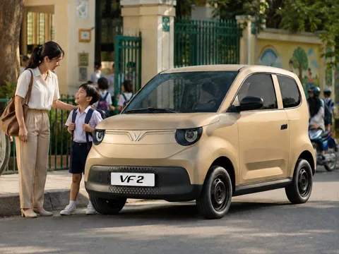 Nữ chủ xe ‘tậu’ thêm VinFast VF 2 để chủ động đưa đón con trong phố