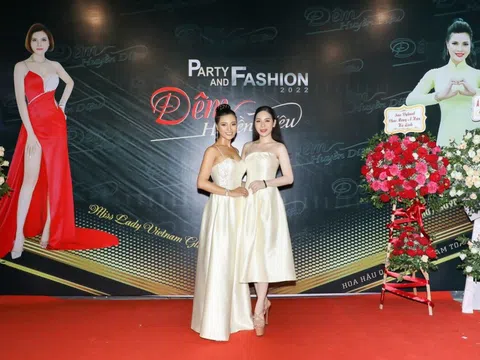 Á hậu Khánh Hòa khoe nhan sắc thăng hạng trong sự kiện Party and Fashion "Đêm huyền diệu"