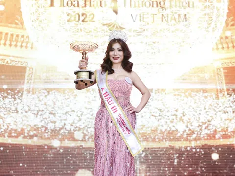 Doanh nhân Tống Thị Kim Oanh - Tân Á hậu 3 cuộc thi Hoa hậu Thương hiệu Việt Nam 2022