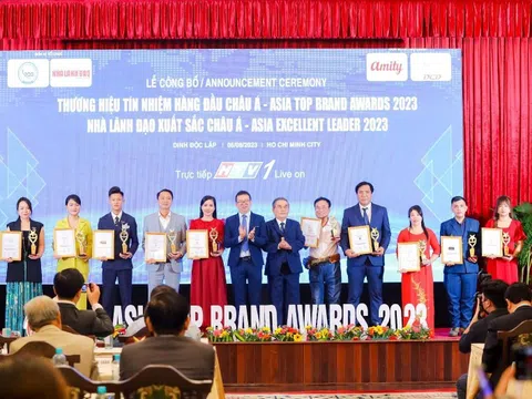 Nha khoa Việt Mỹ được trao tặng giải thưởng “Top 10 Thương hiệu Tín nhiệm hàng đầu Châu Á năm 2023”