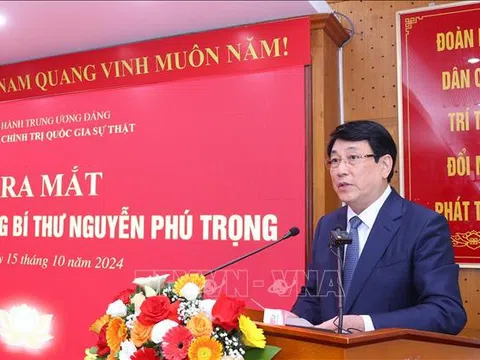 Nhà xuất bản Chính trị quốc gia Sự thật ra mắt Tủ sách điện tử Tổng Bí thư Nguyễn Phú Trọng​