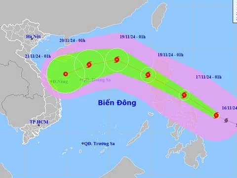 Xuất hiện hai cơn bão gần biển Đông