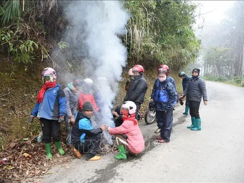 Bắc Bộ đón đợt không khí lạnh tăng cường gây rét đậm ở vùng núi 