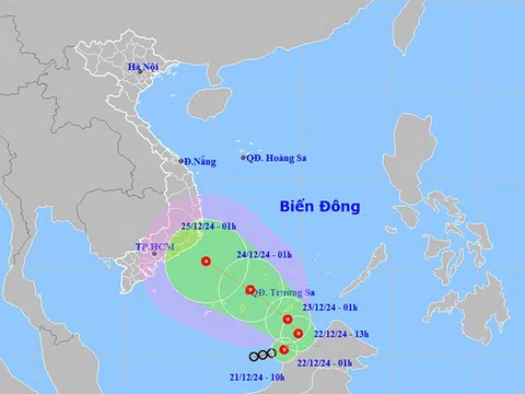 Áp thấp nhiệt đới trên biển