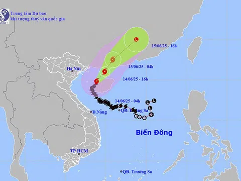 Vịnh Bắc Bộ gió giật mạnh, sóng cao 6m do ảnh hưởng bão số 1