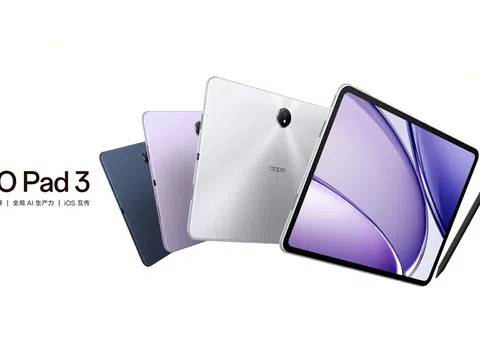 Đây là chiếc máy tính bảng OPPO tầm trung vừa ra mắt: Màn hình 144Hz, chip Dimensity 8350, giá 7,4 triệu đồng