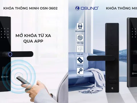 Review Mẫu Khóa Vân Tay Cửa Gỗ OSN-3602 Với "6 Chức Năng Mở Khóa"