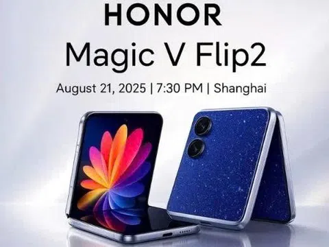 Hoa hậu màn gập Honor Magic V Flip 2 rò rỉ, trang bị khủng so kè Galaxy Z Flip7