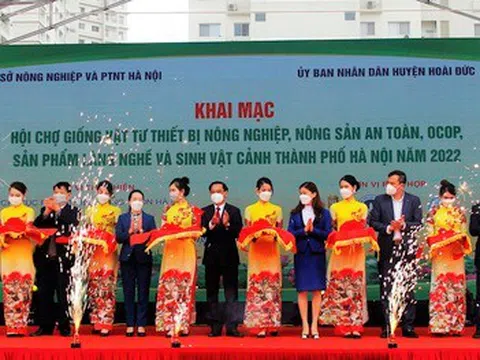 Hà Nội: Khai mạc Hội chợ Nông nghiệp và Triển lãm Sinh Vật Cảnh năm 2022
