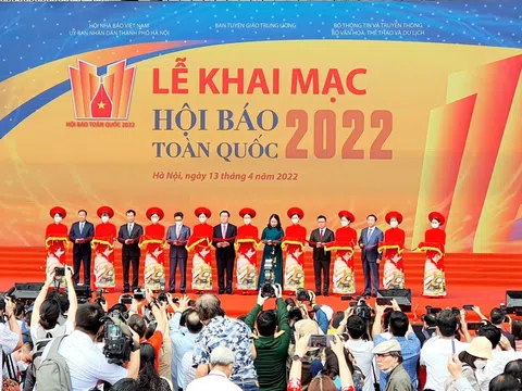 Khai mạc Hội Báo toàn quốc năm 2022 với chủ đề "Báo chí Việt Nam đoàn kết, chuyên nghiệp, hiện đại và nhân văn"