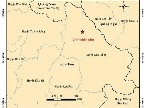 Họp khẩn ứng phó với tình trạng gần 20 trận động đất liên tiếp ở Kon Tum