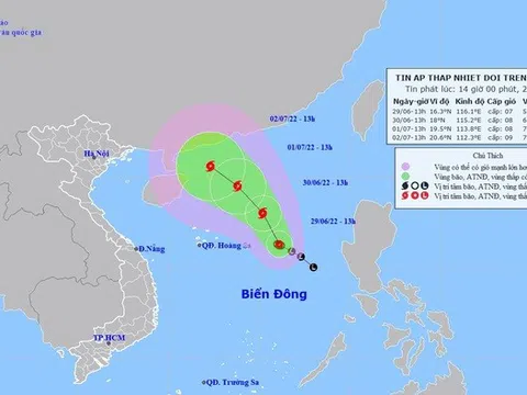 Tin áp thấp nhiệt đới và các chỉ đạo ứng phó