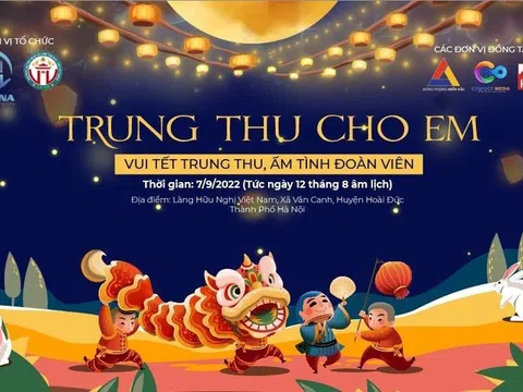 "Trung thu cho em" đến với trẻ không may mắn