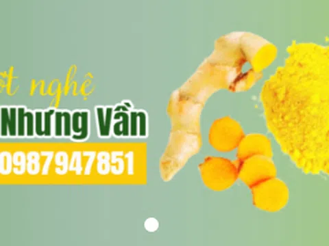 Tinh bột nghệ Nhưng Vần: Sản phẩm OCOP, tốt cho sức khỏe, khách hàng tin dùng