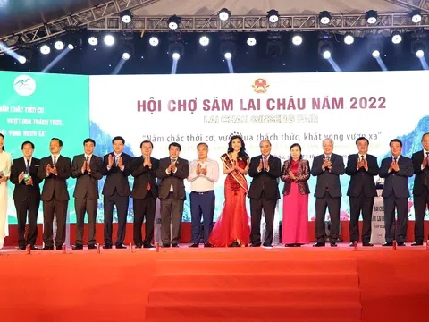 Hội chợ sâm Lai Châu năm 2022