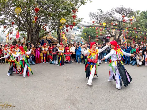 PHOTO: Sống động lễ hội làng Triều Khúc (Hà Nội)