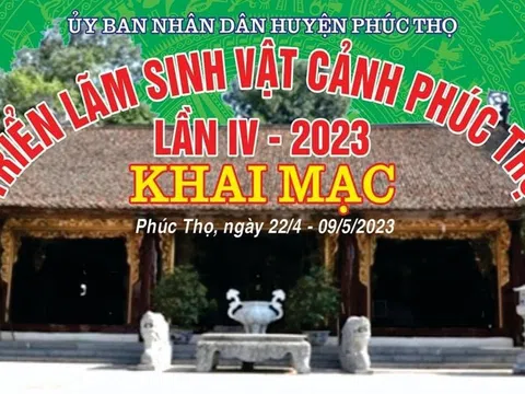 Hà Nội: Chuẩn bị Triển lãm Sinh Vật Cảnh huyện Phúc Thọ 2023