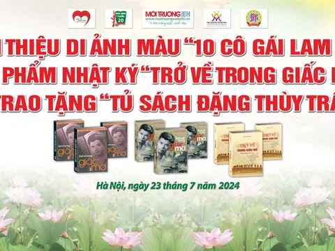 Chuẩn bị giới thiệu di ảnh màu "10 cô gái Lam Hạ", tác phẩm "Nhật ký tình yêu người lính" và trao tặng "Tủ sách Đặng Thuy Trâm"
