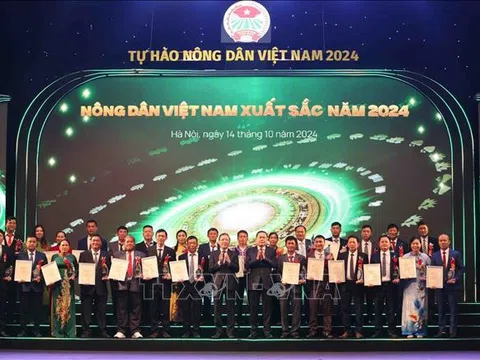 Tôn vinh Nông dân Việt Nam xuất sắc, HTX tiêu biểu toàn quốc 2024