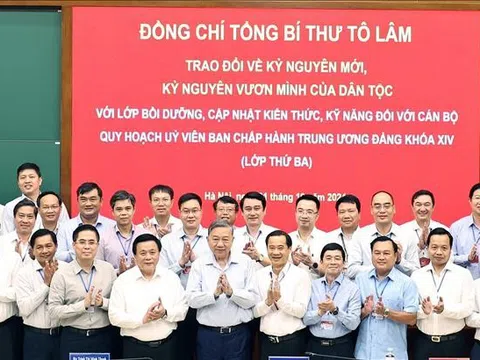 Tổng Bí thư Tô Lâm nêu rõ, ưu tiên hàng đầu trong kỷ nguyên mới là thực hiện thắng lợi các mục tiêu chiến lược đến năm 2030