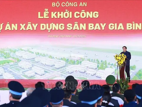 Khởi công Dự án xây dựng sân bay Gia Bình - Sân bay an ninh quốc phòng, sân bay chuyên dùng, tương đương cấp 4E