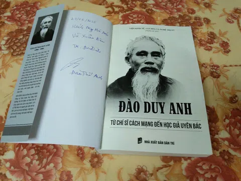 Vài cảm nhận đầu Xuân Ất Tỵ qua đọc sách “Đào Duy Anh - Từ chí sĩ cách mạng đến học giả uyên bác”