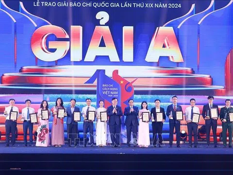 Giải báo chí Quốc gia 2024: Vinh danh 128 tác phẩm báo chí xuất sắc