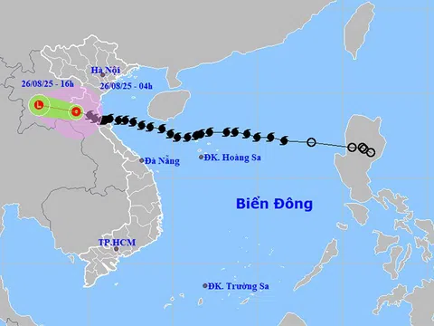 Bão số 5 suy yếu thành áp thấp nhiệt đới, Bắc Bộ và Bắc Trung Bộ mưa lớn