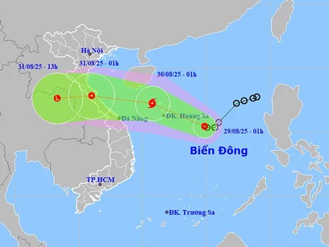 Áp thấp nhiệt đới gây gió mạnh trên Biển Đông
