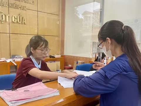 Hải Phòng: Lao động tự do đầu tiên nhận trợ cấp thai sản từ BHXH tự nguyện tại Kiến An