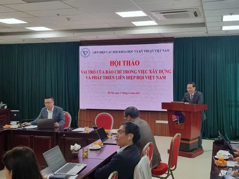 “Vai trò của báo chí trong việc xây dựng và phát triển Liên hiệp các Hội khoa học kỹ thuật Việt Nam"