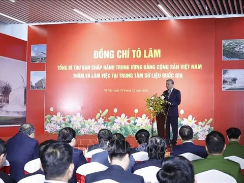 Tổng Bí thư Tô Lâm: Phải đặt yêu cầu bảo đảm an ninh, an toàn dữ liệu ở mức cao nhất
