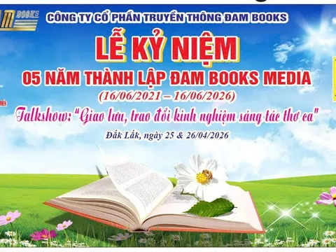 Thông cáo báo chí: Lễ kỷ niệm 5 năm thành lập Đam Books Media